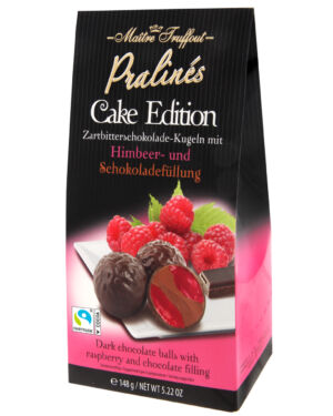 Praliné cake edition – frambuesa & chocolate negro 148g