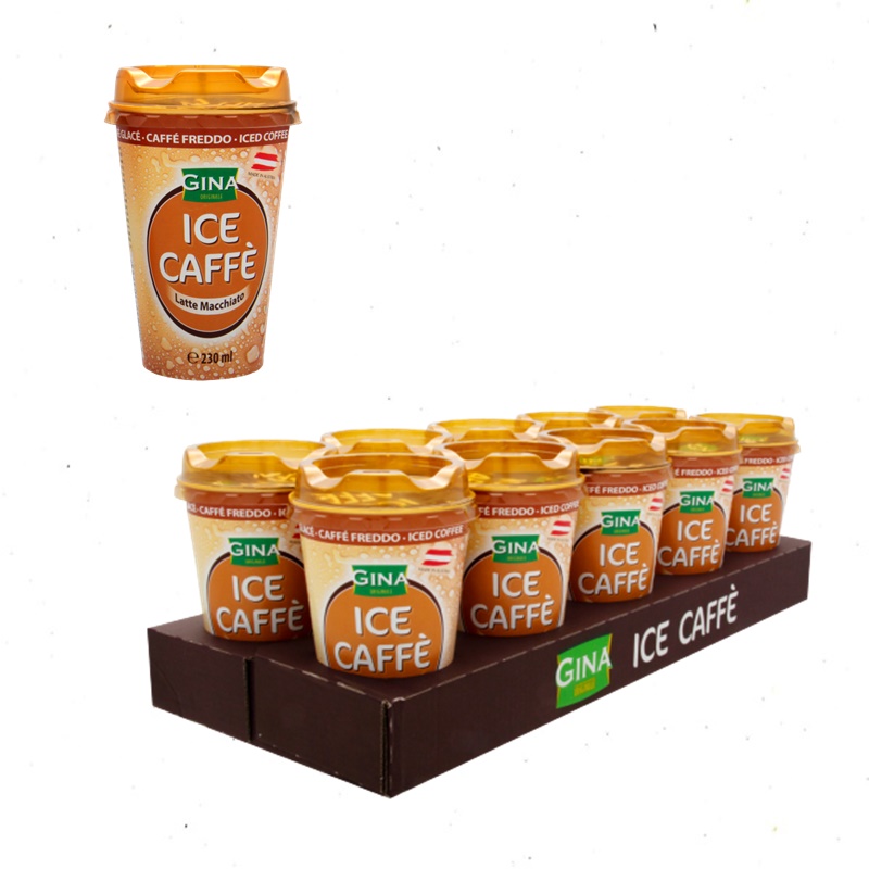 Café helado – latte macchiato 230ml – Pack de 10 Uni.