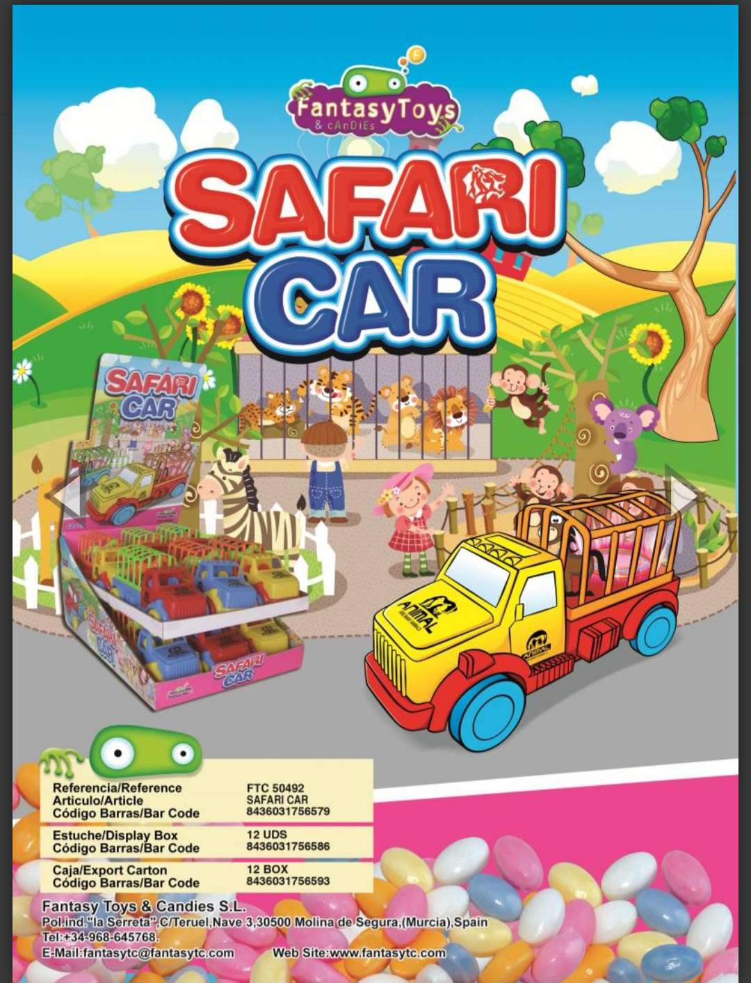 Safari Car, 12 Uds.