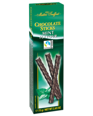 Sticks Chocolate C/Menta 75 G.