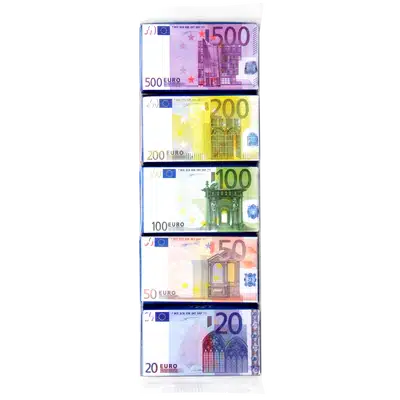 Choco Billetes Euro 5X15 G. 20 Uds.