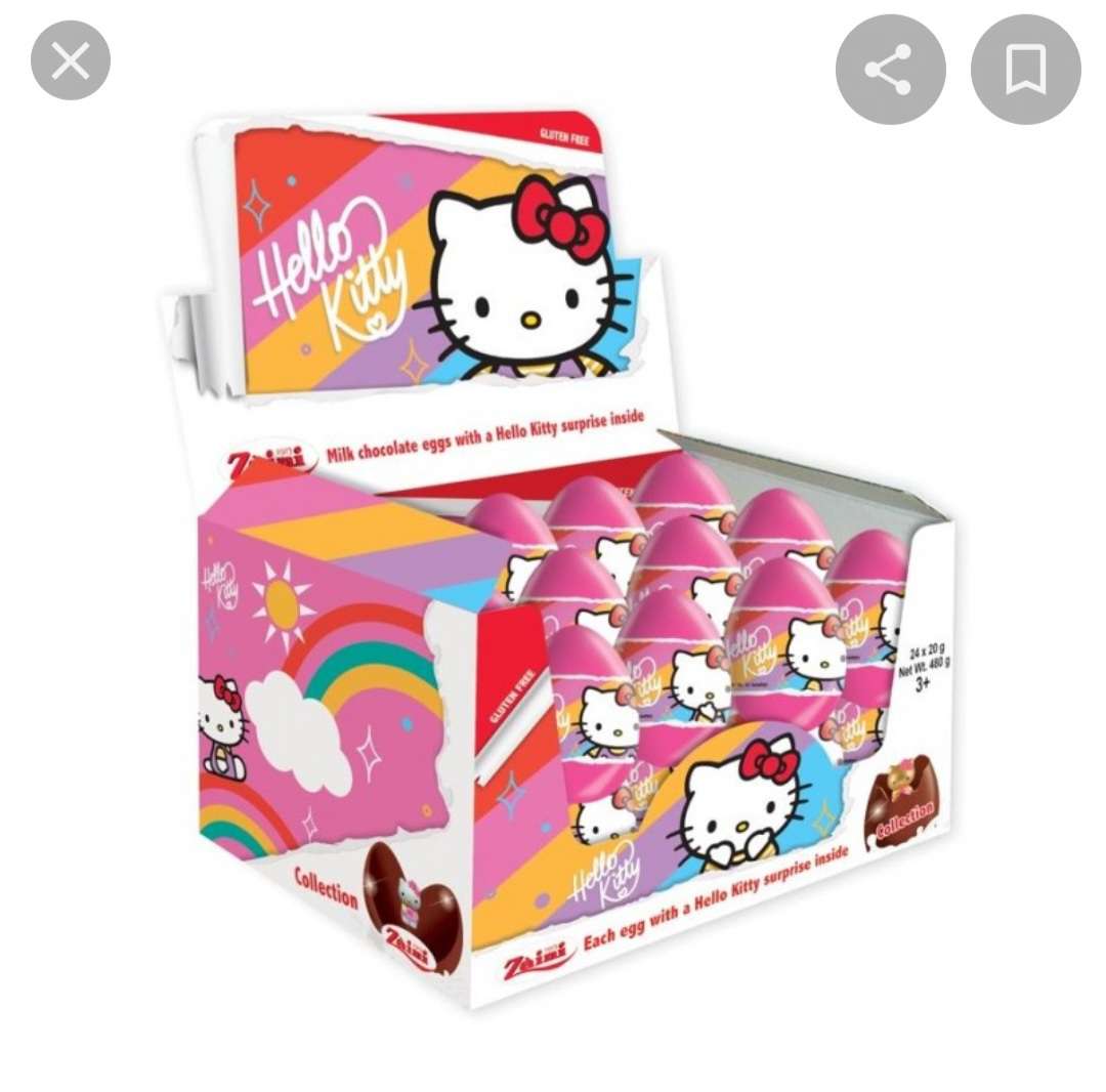 Huevo Choco Hello Kitty, 24 Uds.