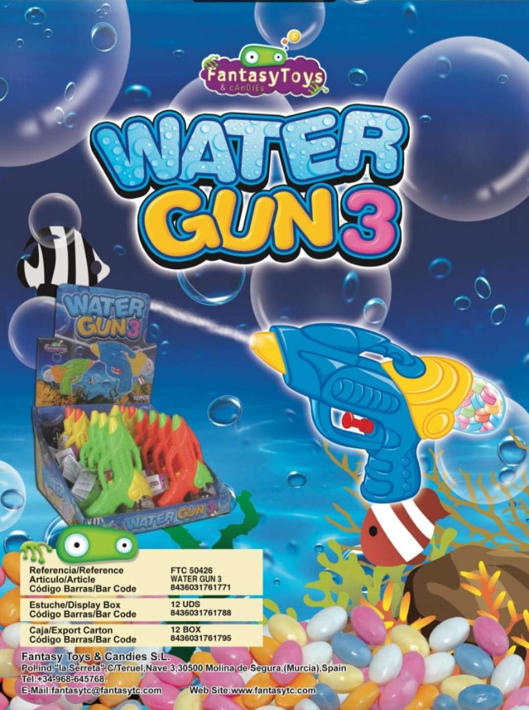 Water Gun 3 12 Uds.